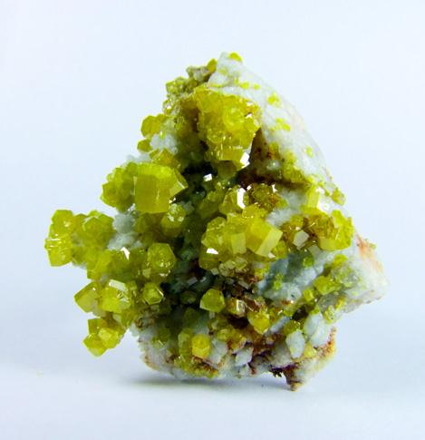 Pyromorphite On Quartz