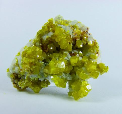 Pyromorphite On Quartz