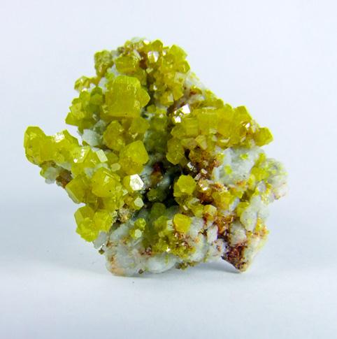 Pyromorphite On Quartz