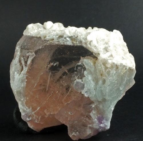 Albite On Morganite
