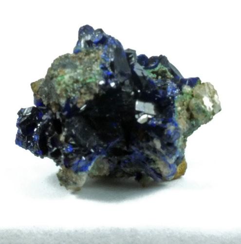 Azurite On Cerussite