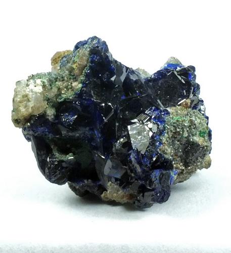 Azurite On Cerussite