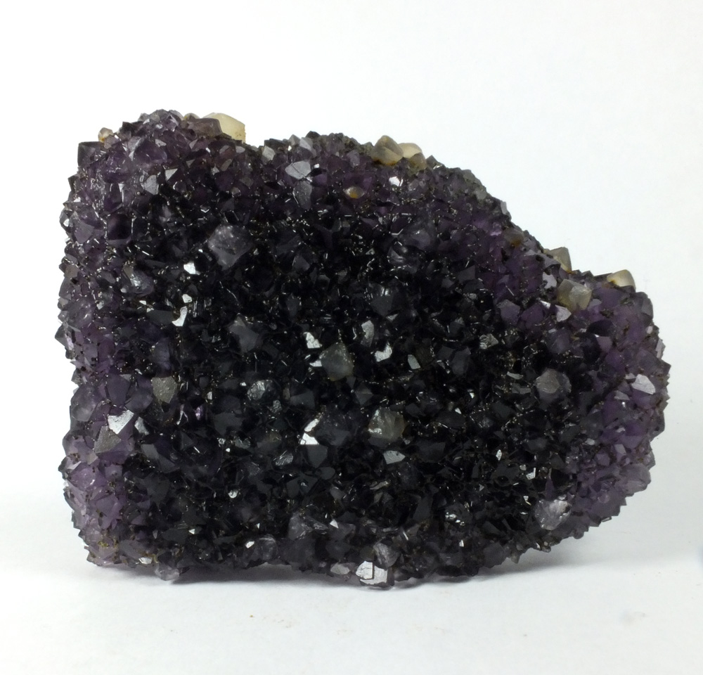 Calcite On Amethyst