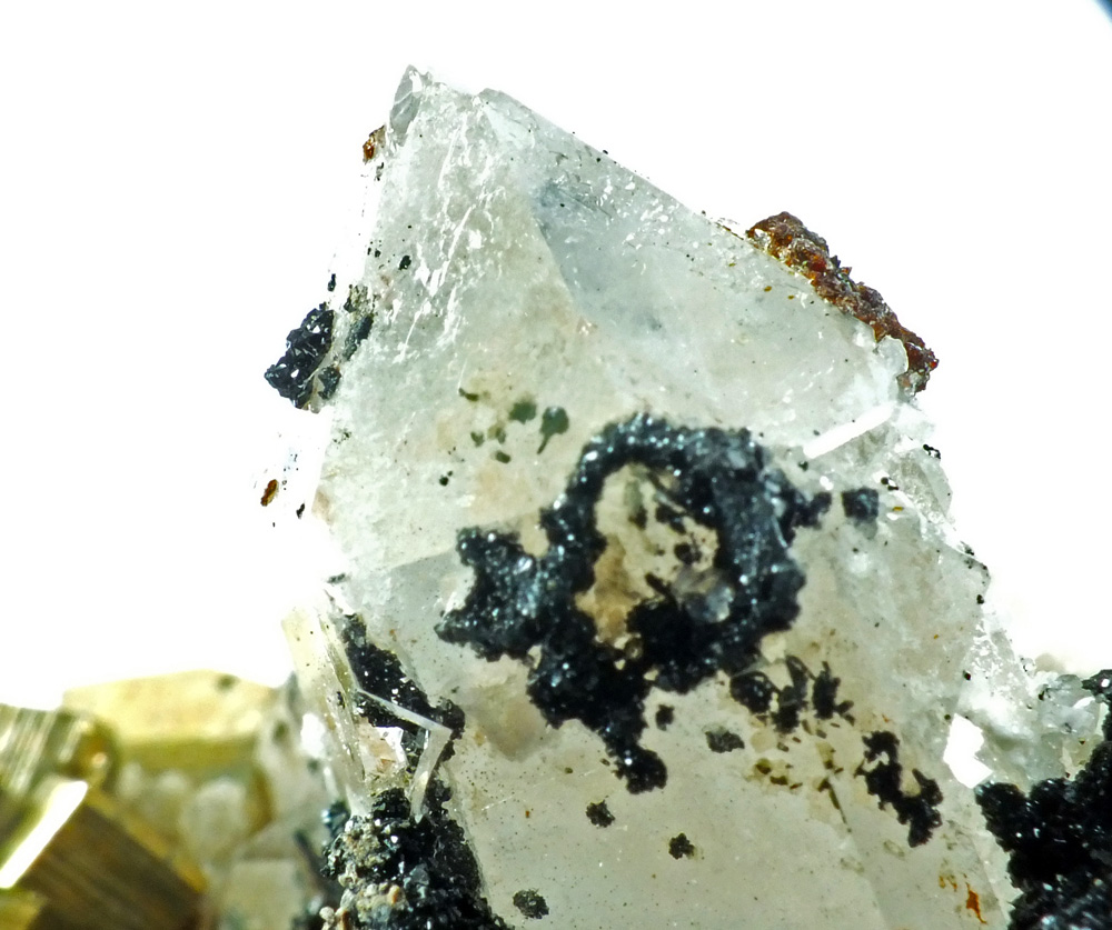 Manganbabingtonite Quartz & Pyrite