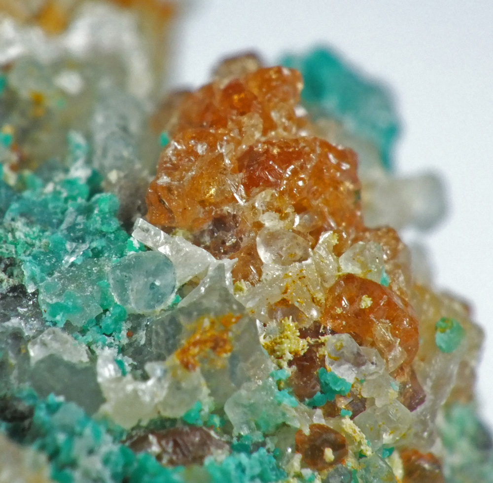 Rosasite & Spessartine