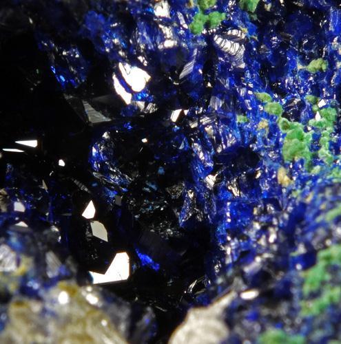 Azurite In Cerussite