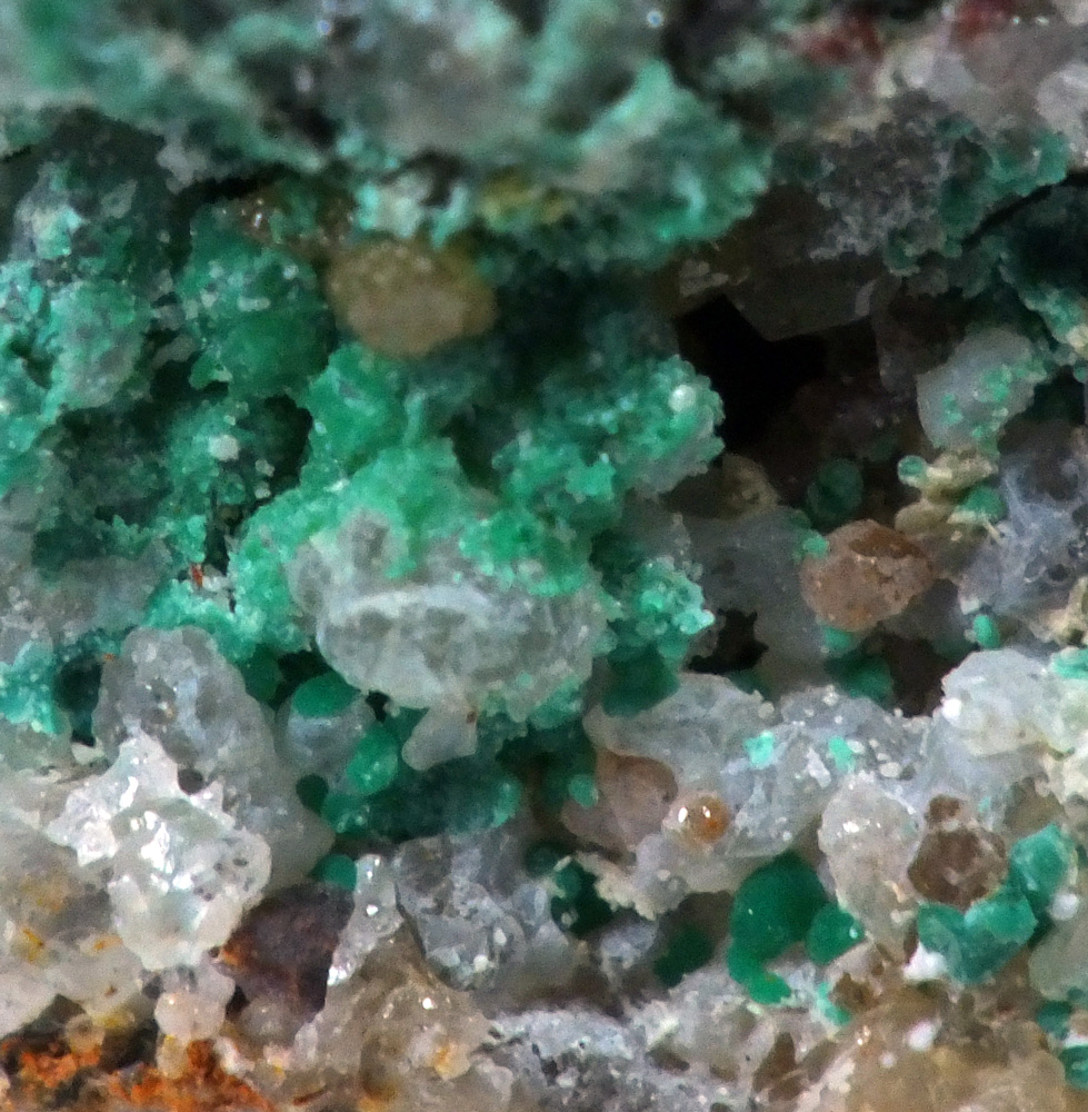 Bromian Chlorargyrite Rosasite & Cerussite