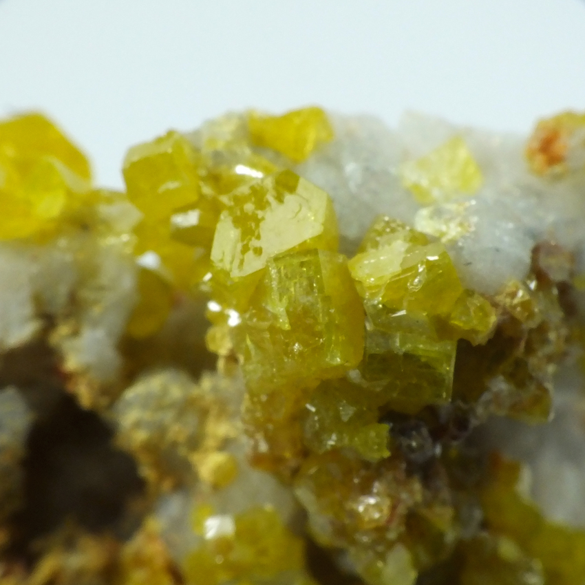 Pyromorphite On Quartz