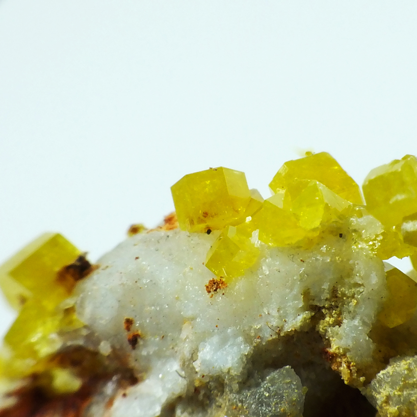 Pyromorphite On Quartz