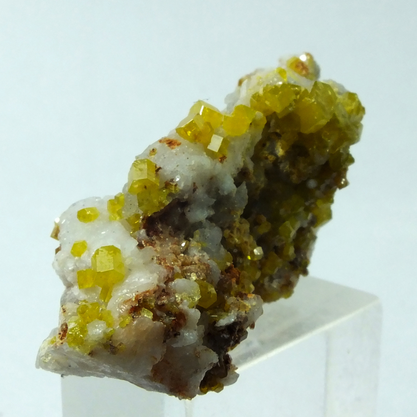 Pyromorphite On Quartz