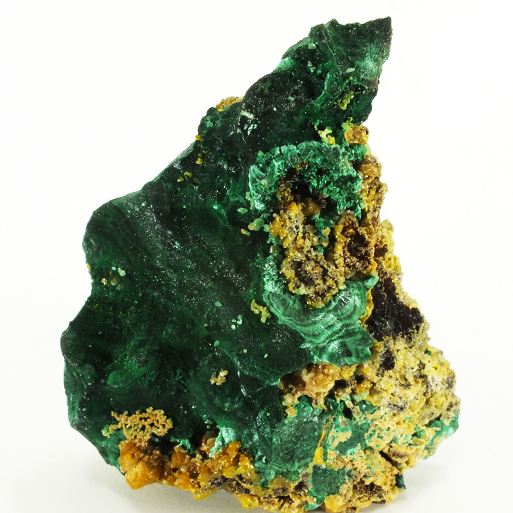 Pyromorphite On Malachite
