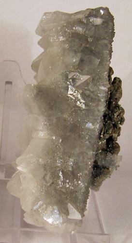 Pyrite On Quartz With Fluorite