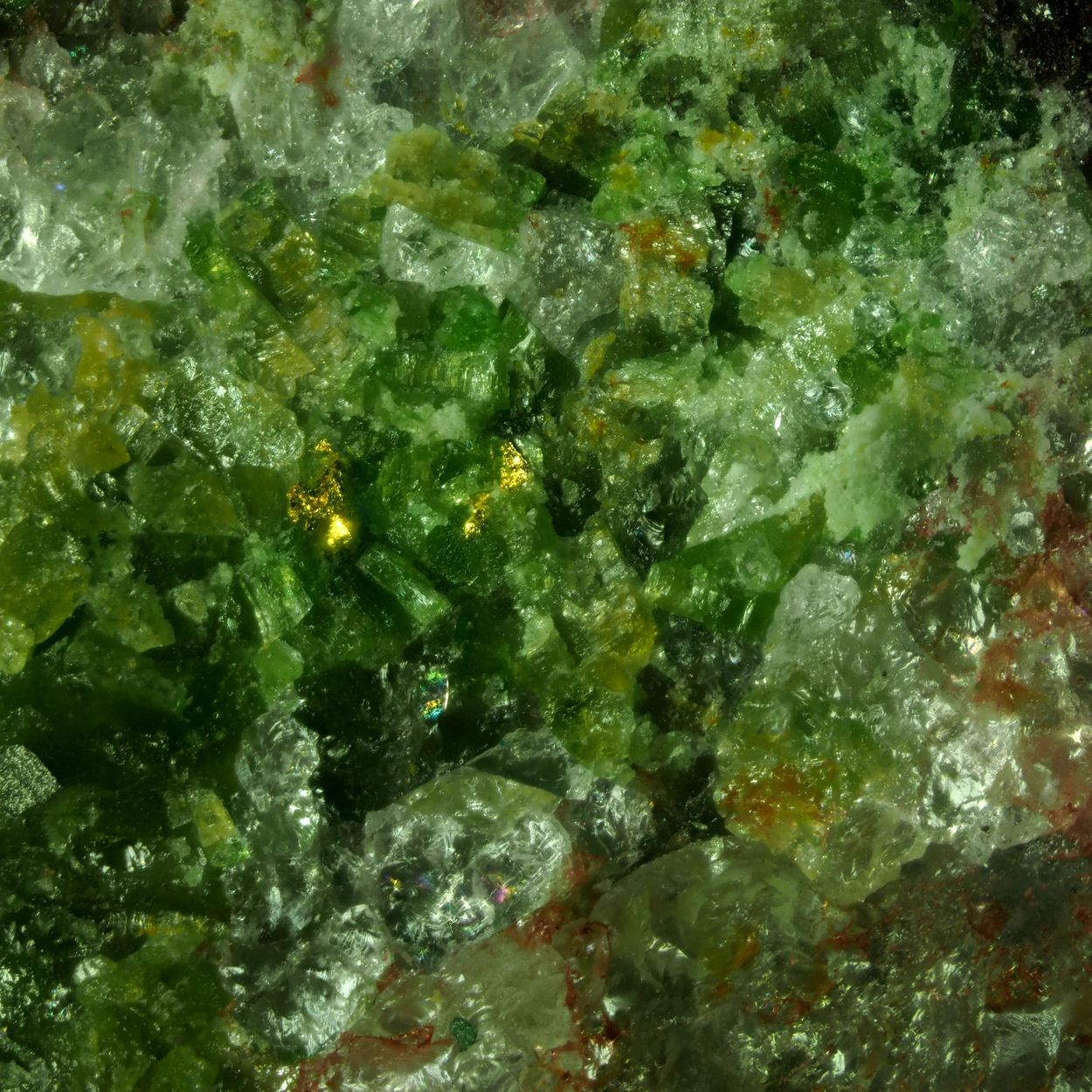 Gold In Uvarovite