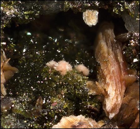 Cobaltaustinite Talmessite Colbaltoan Picropharmacolite Spherocobaltite & Quartz
