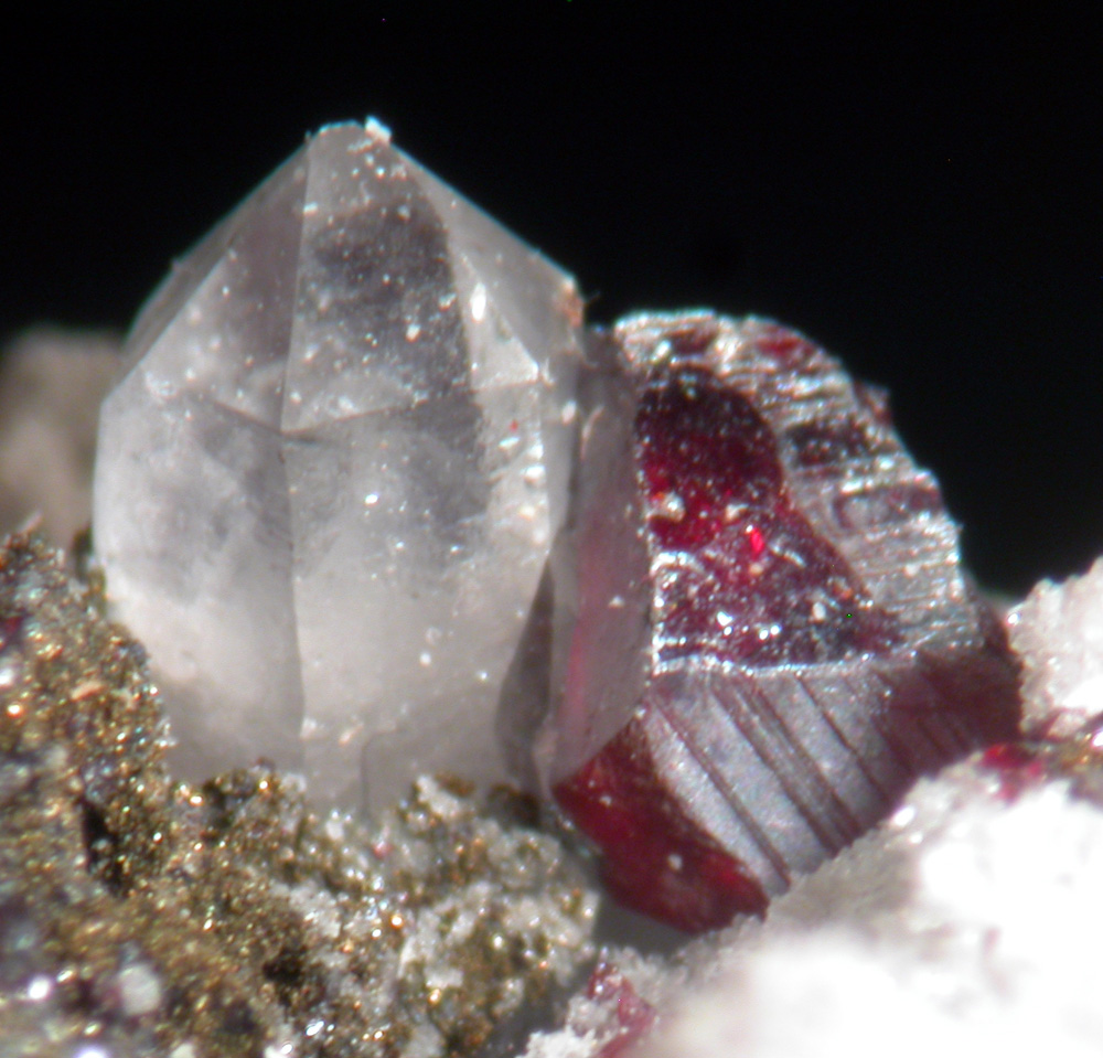 Proustite Mesitine Spar & Quartz