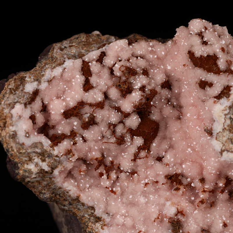 Caryopilite & Rhodochrosite