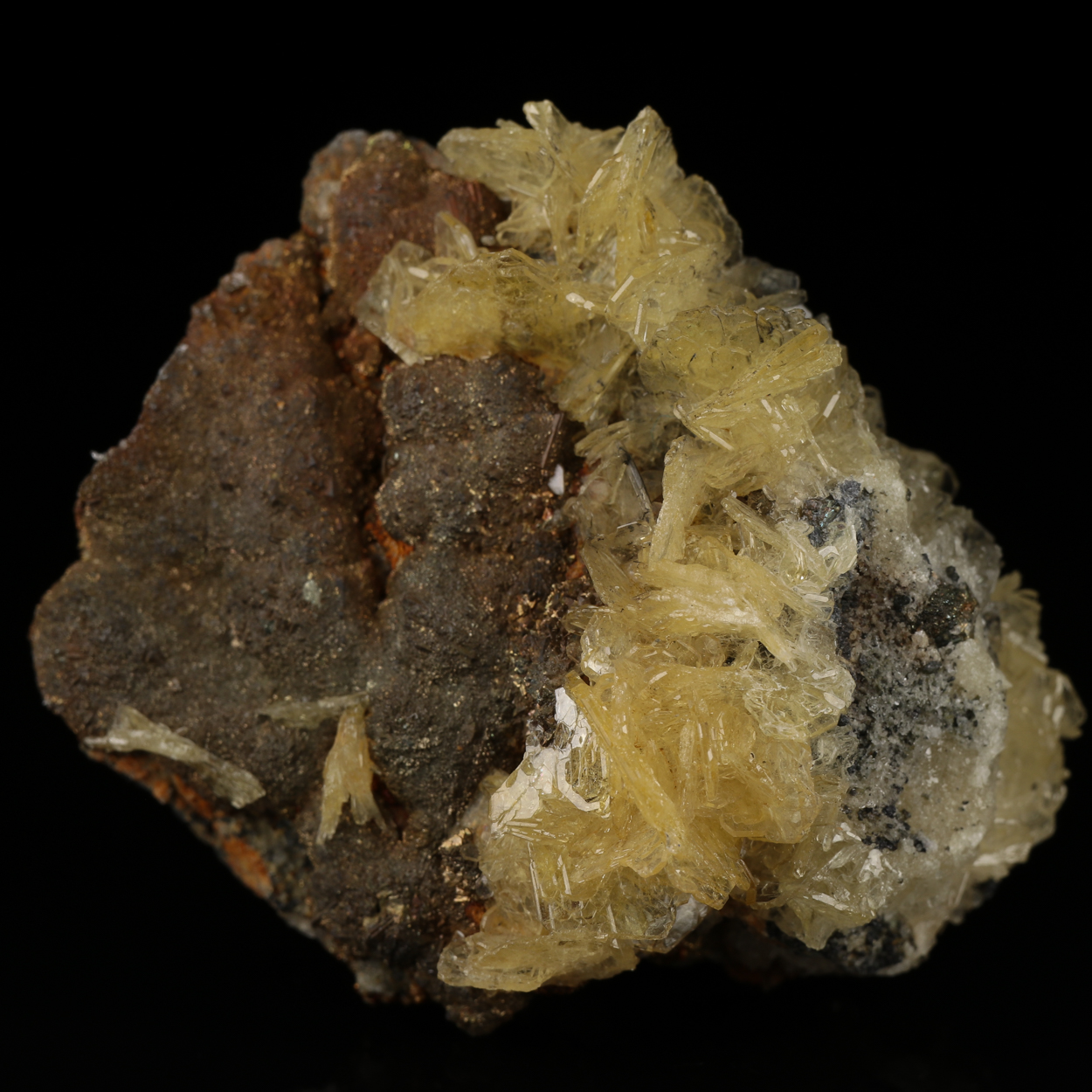 Baryte On Marcasite