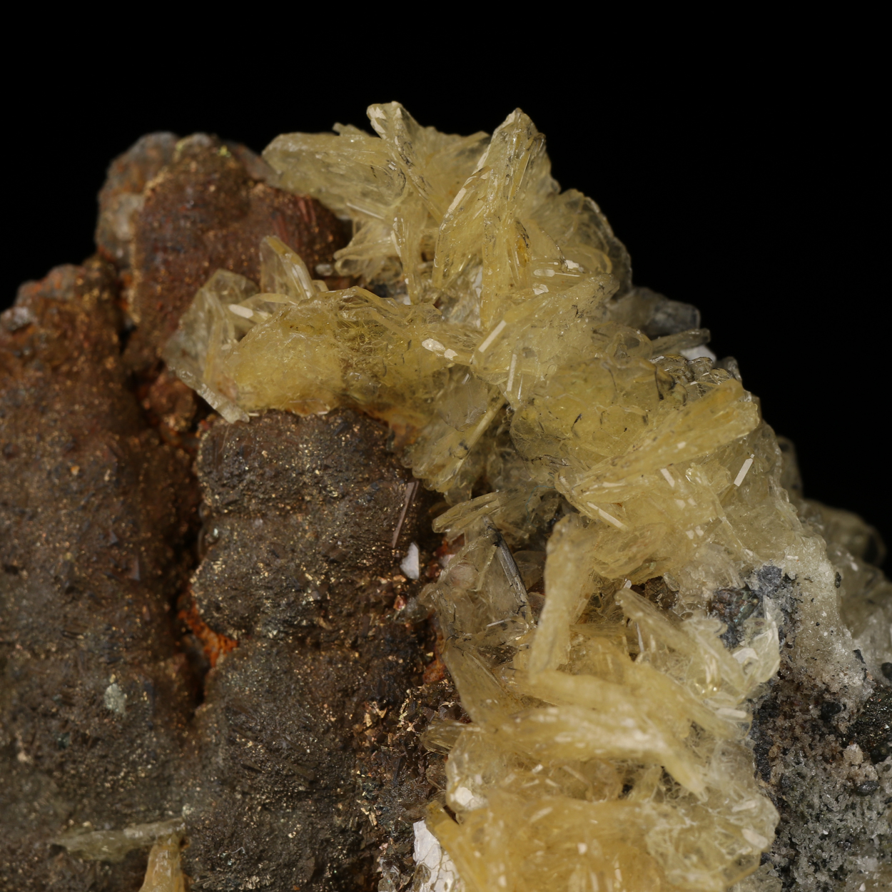 Baryte On Marcasite