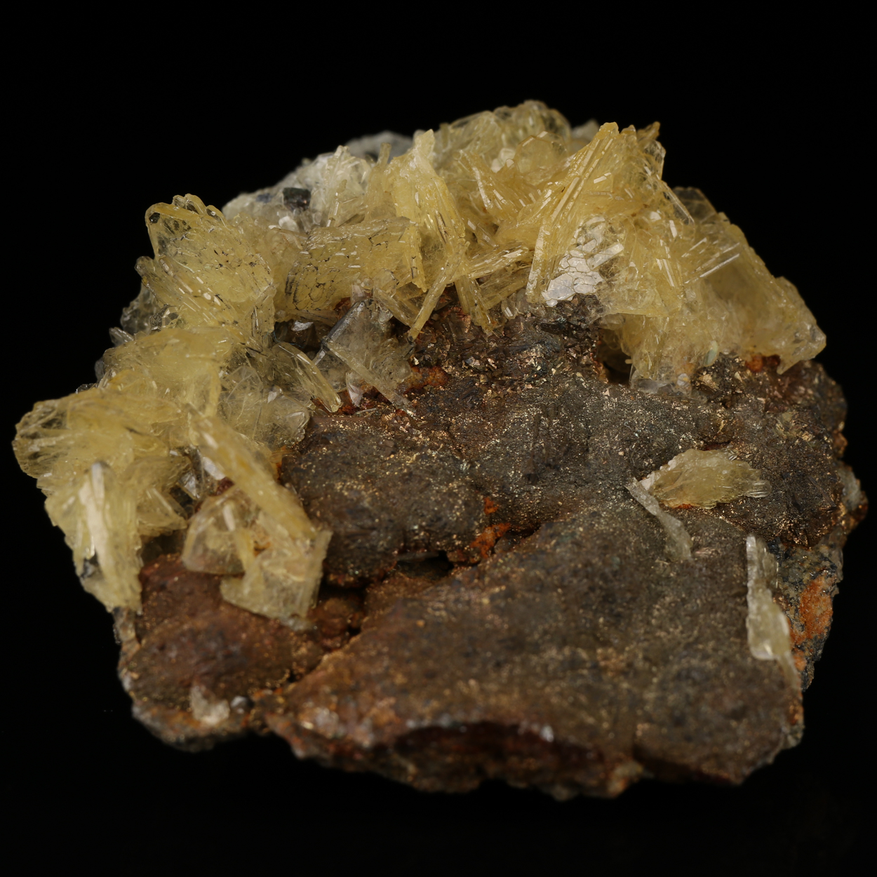 Baryte On Marcasite
