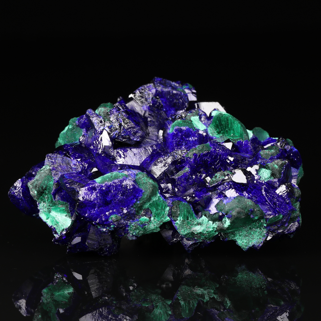 Malachite On Azurite & Malachite Psm Azurite