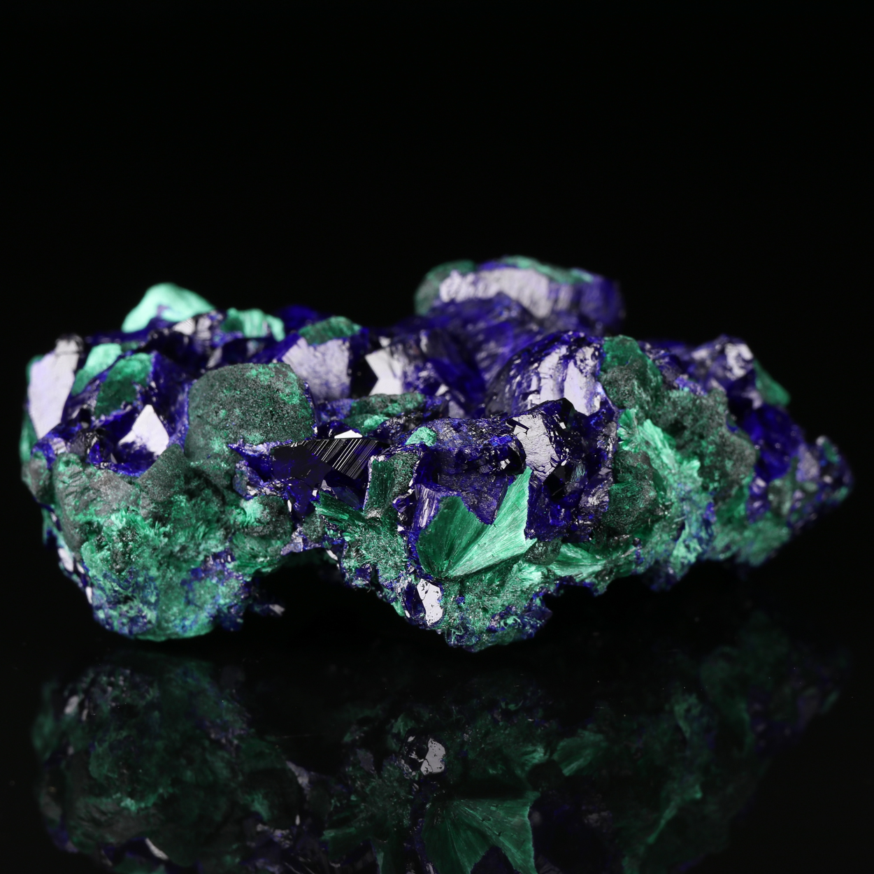 Malachite On Azurite & Malachite Psm Azurite