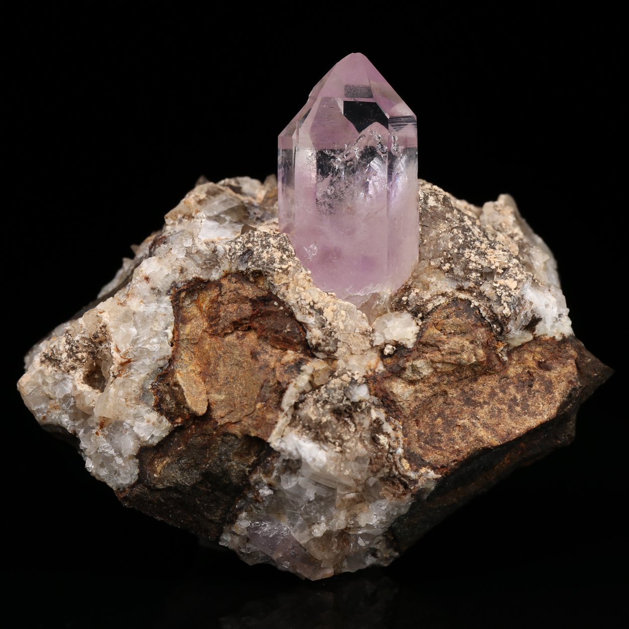 Amethyst Quartz On Matrix