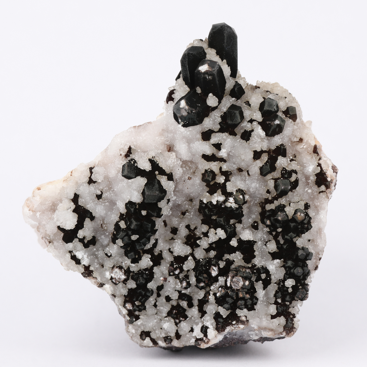 Calcite On Tephroite