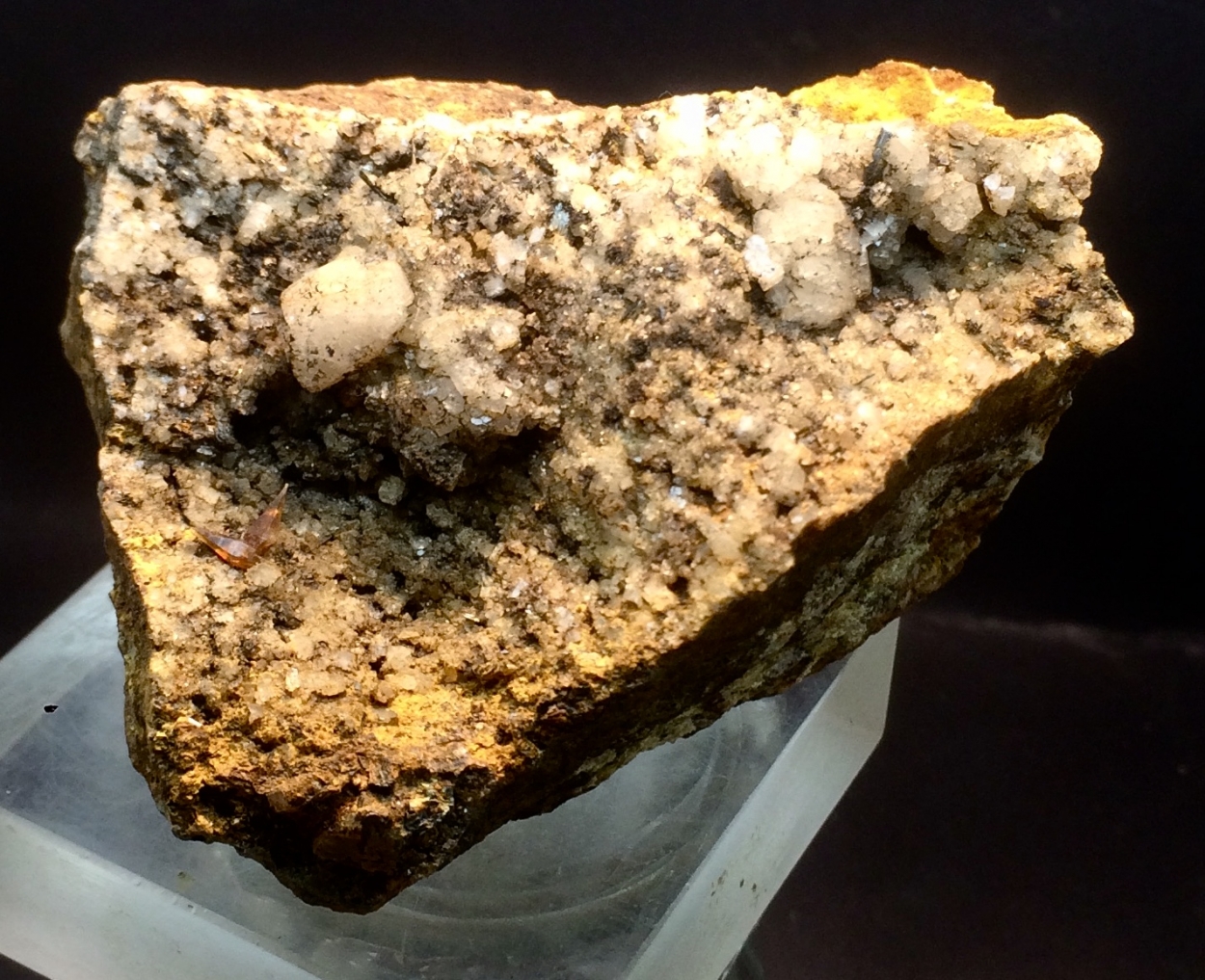 Parisite-(Ce) With Feldspar