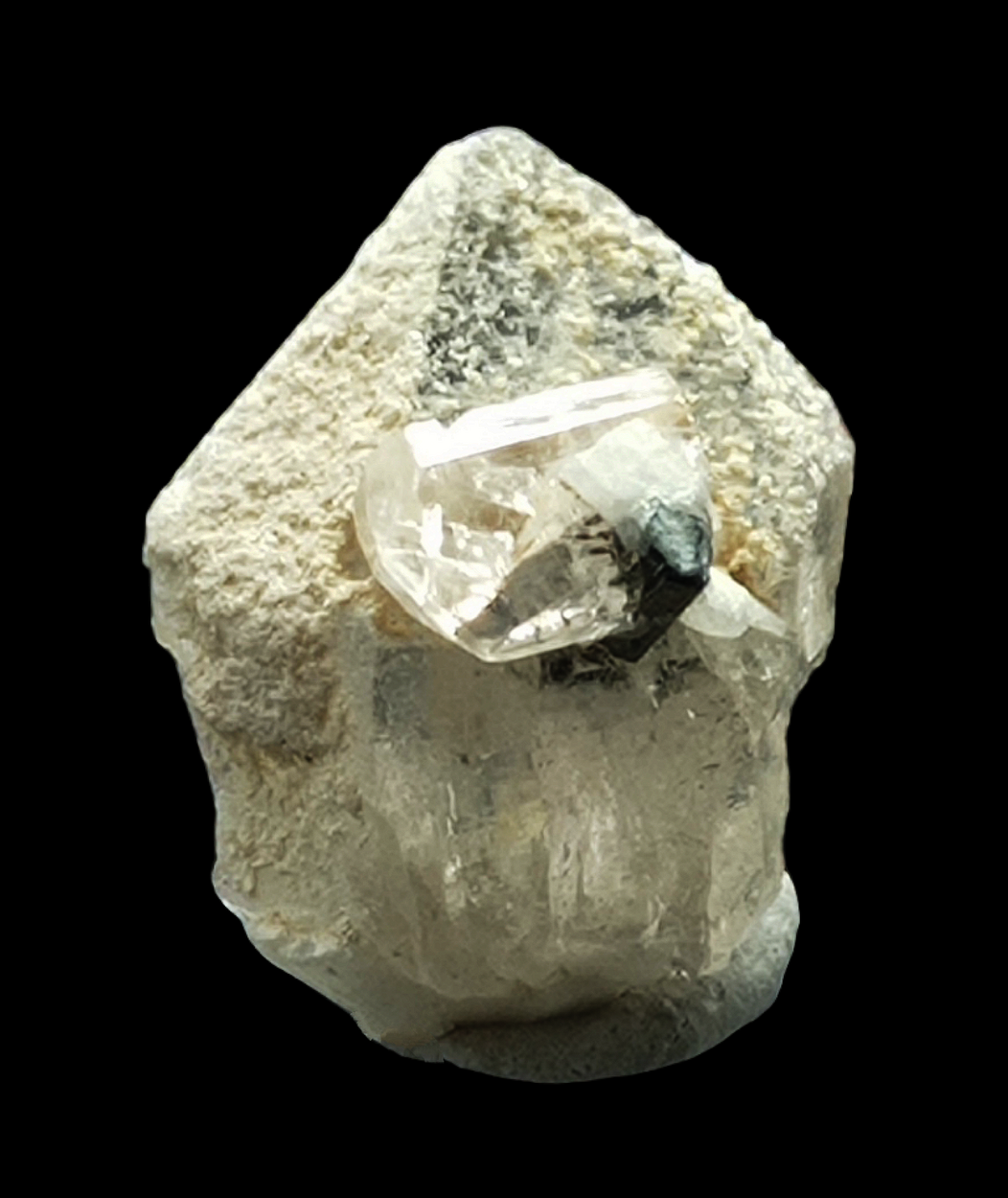 Topaz Schorl With Quartz