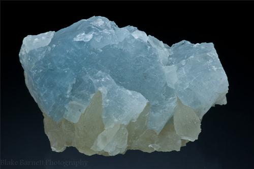 Celestine On Calcite