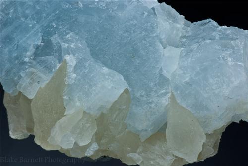 Celestine On Calcite