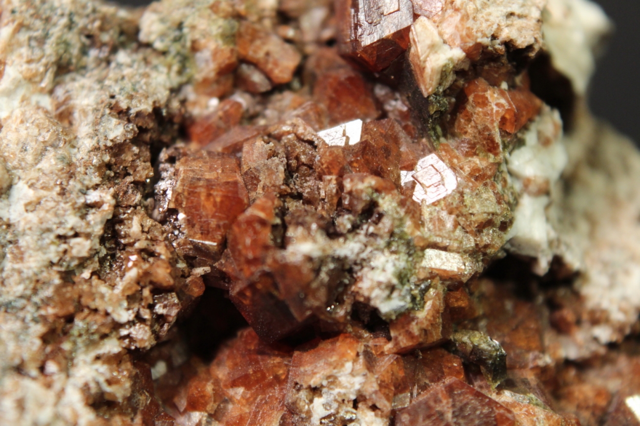 Grossular With Epidote & Calcite