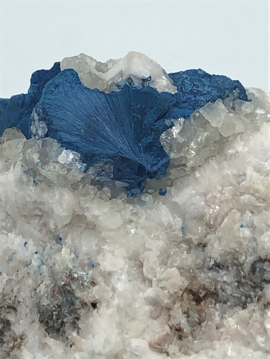 Shattuckite With Calcite