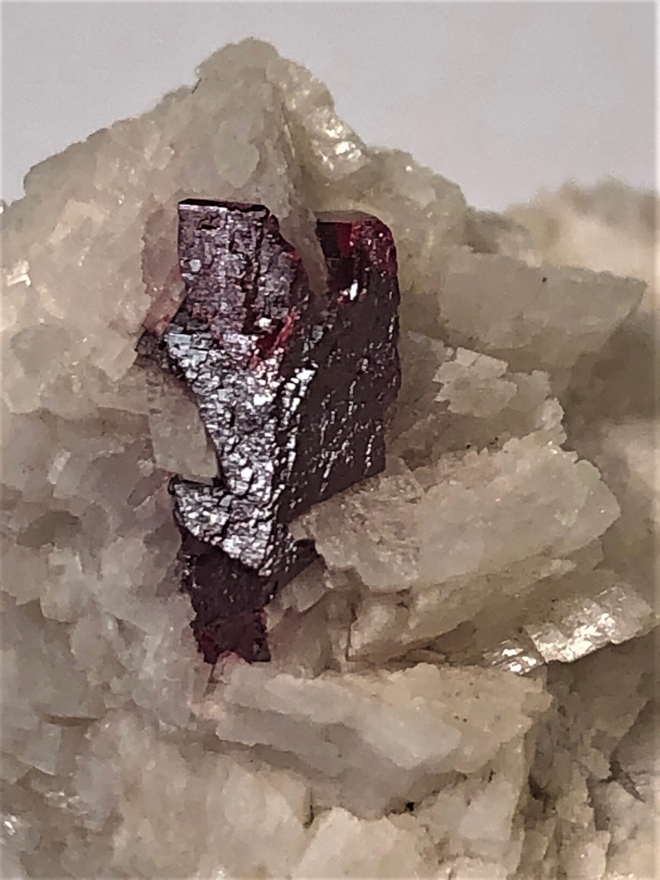 Cinnabar With Dolomite