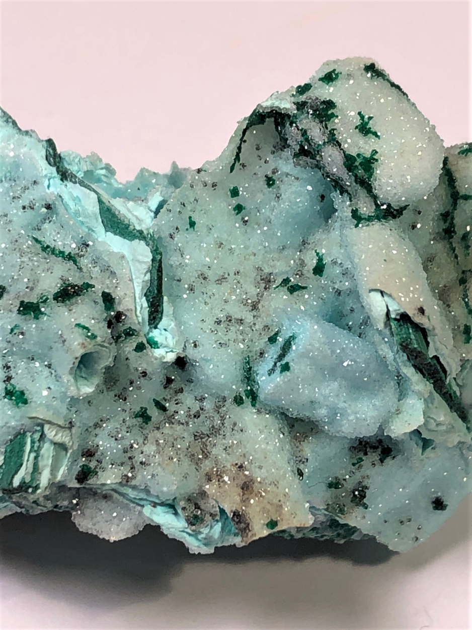 Chrysocolla With Malachite & Quartz