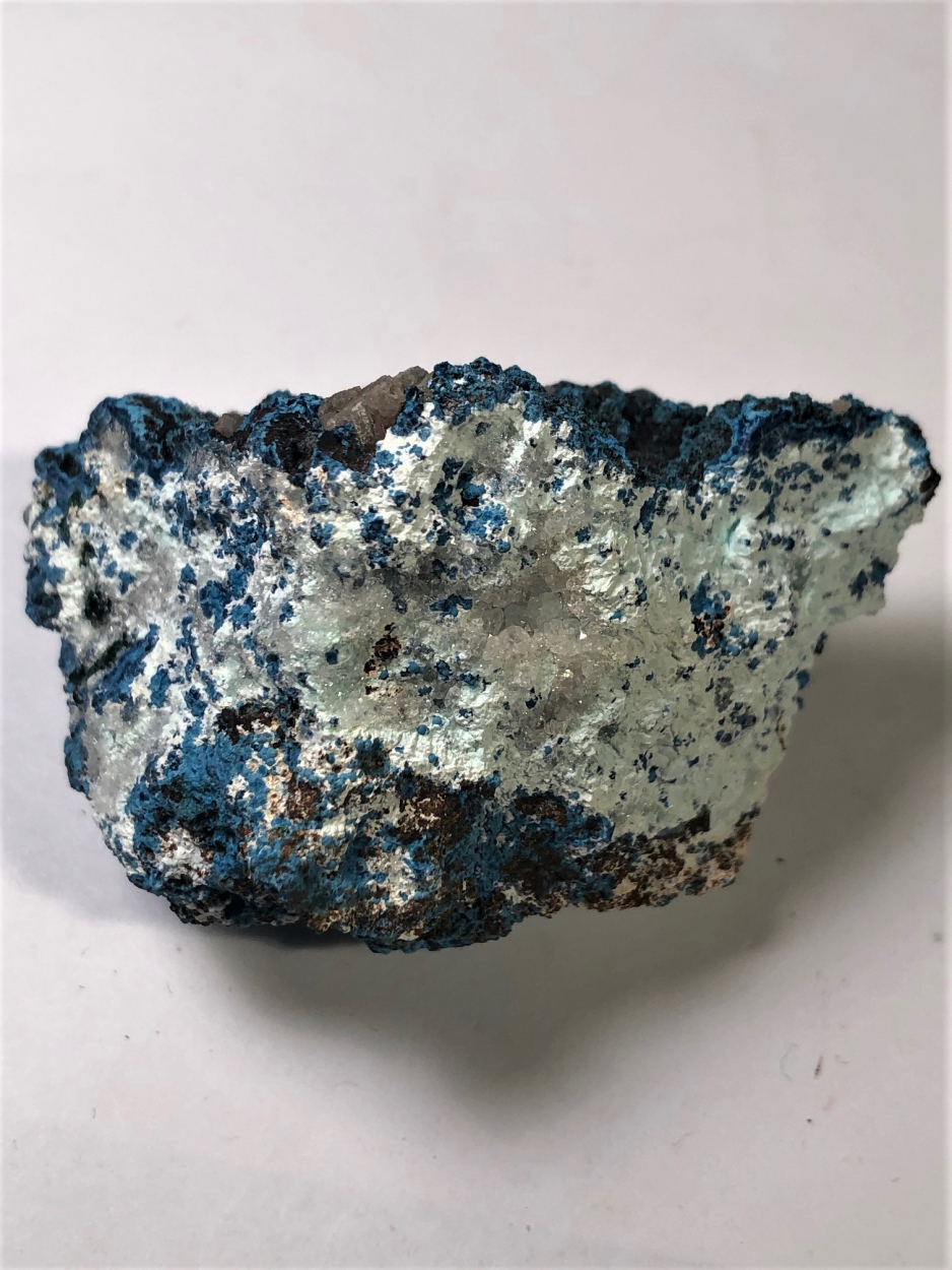 Shattuckite Malachite Chrysocolla Calcite & Quartz