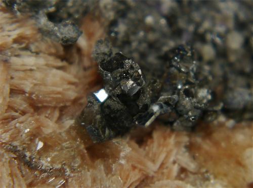 Proustite & Stephanite On Baryte