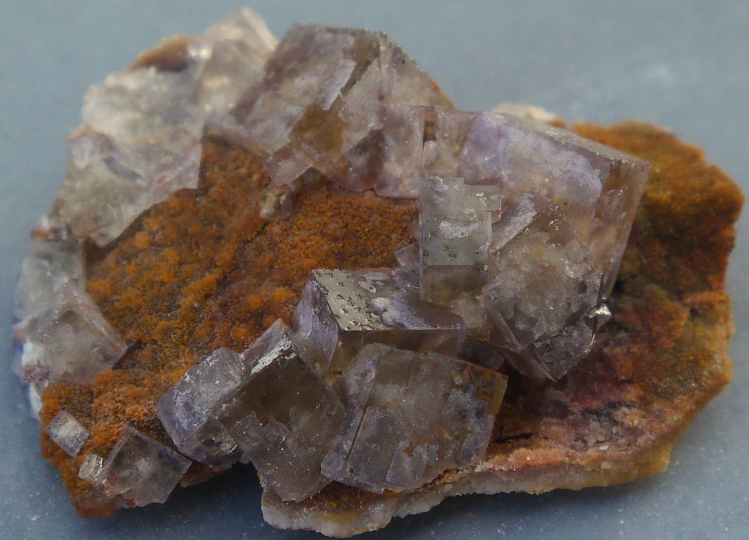 Fluorite On Quartz