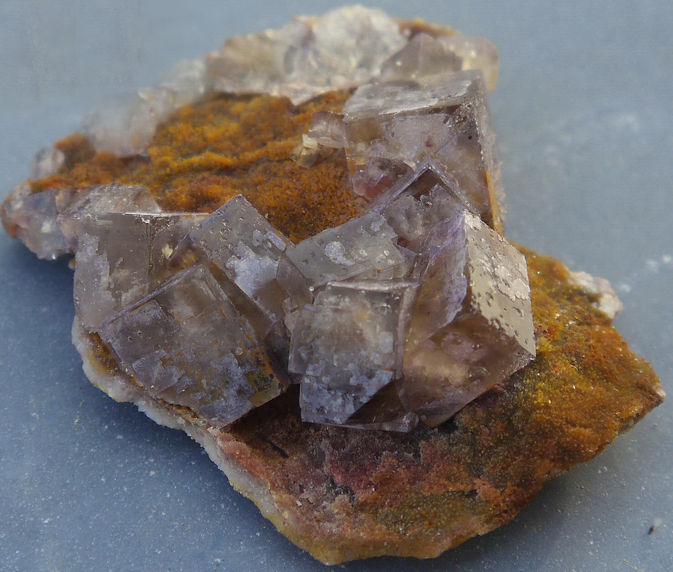 Fluorite On Quartz