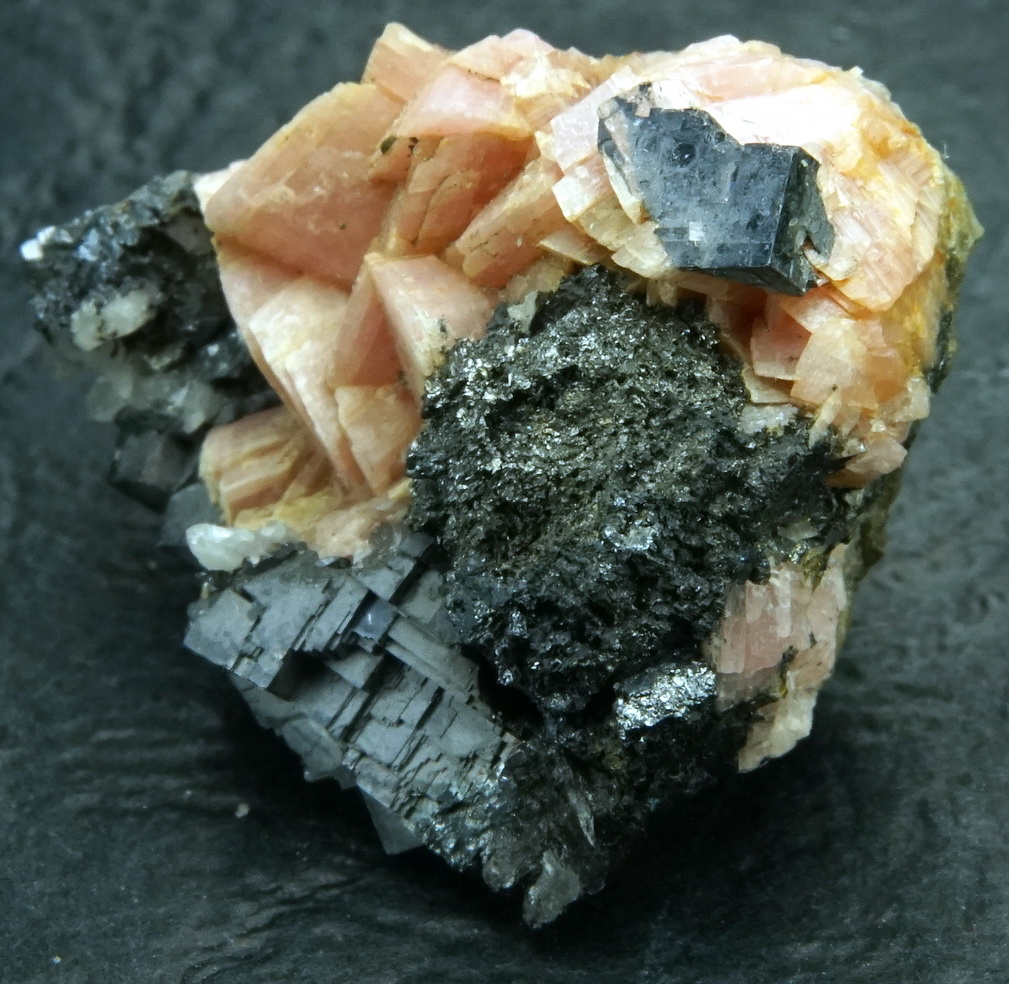 Rhodochrosite & Freibergite