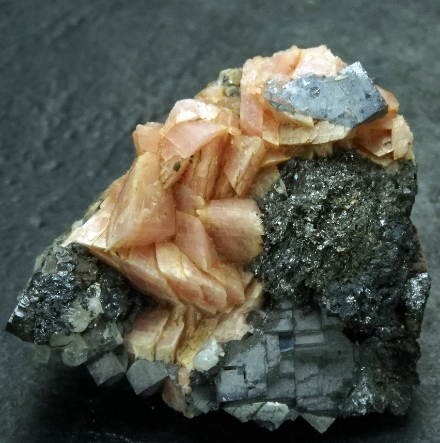 Rhodochrosite & Freibergite