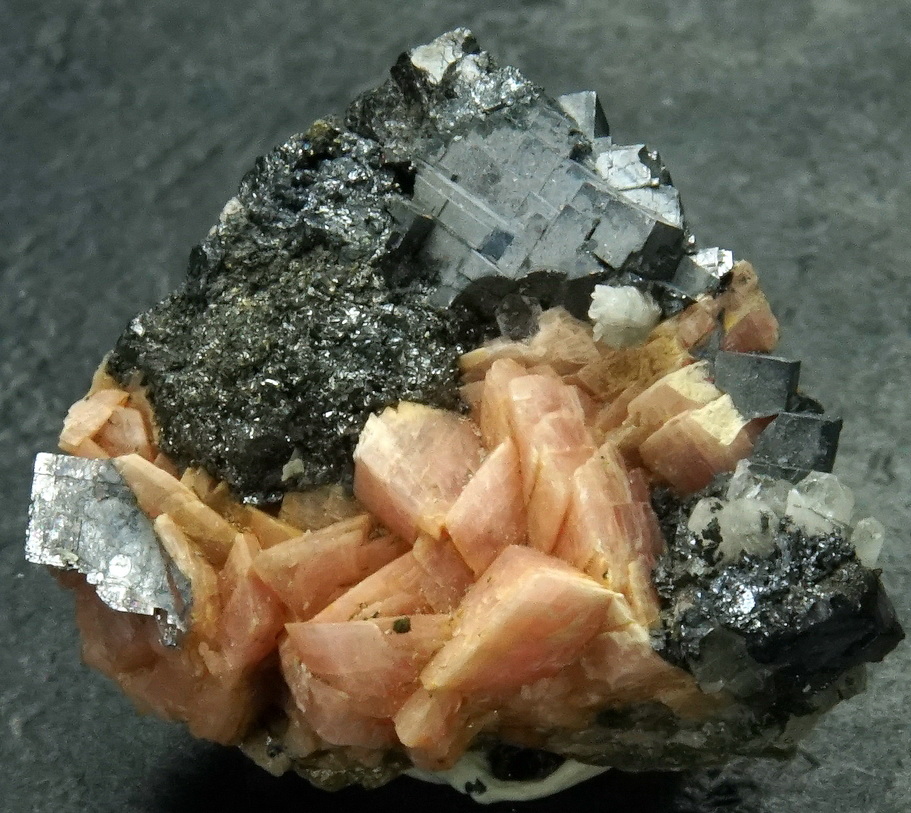 Rhodochrosite & Freibergite