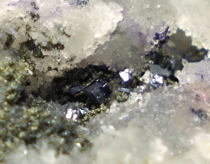 Galena Stephanite Proustite & Baryte