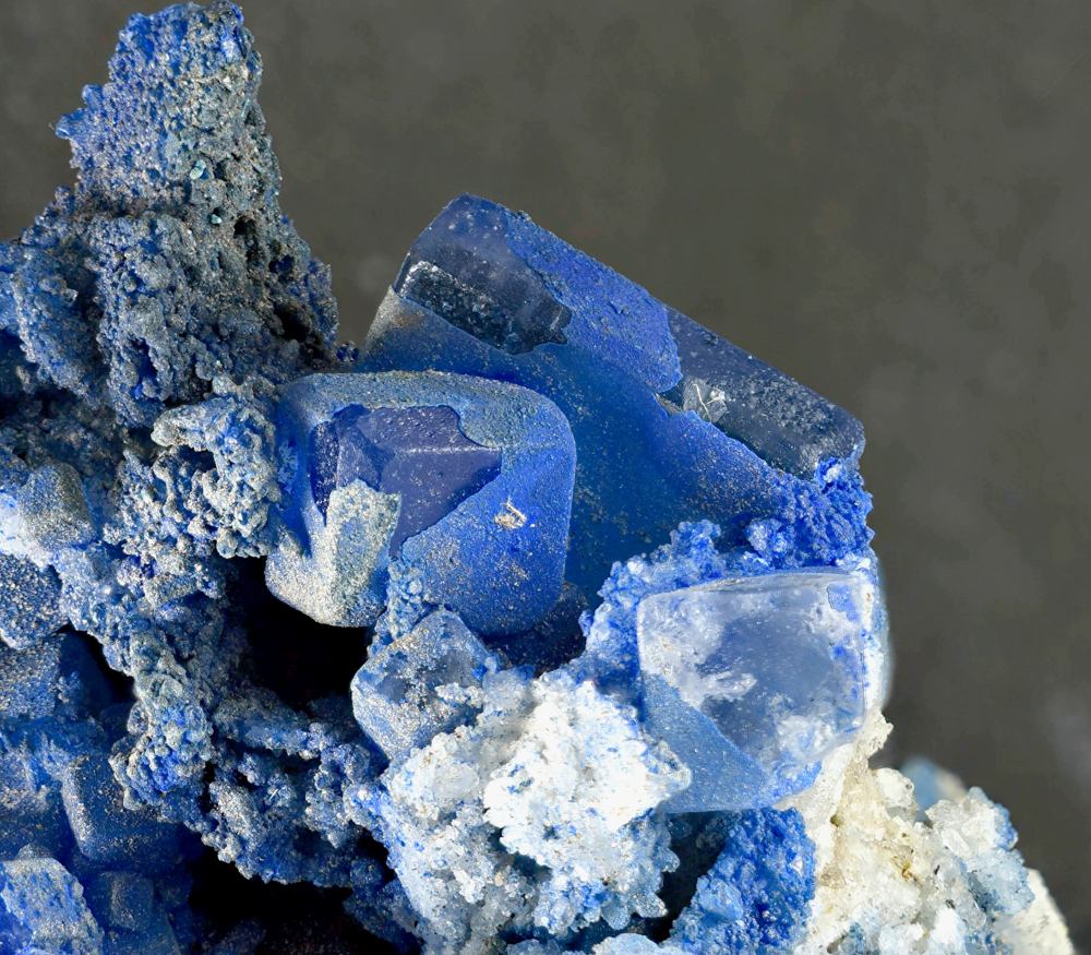 Fluorite & Azurite