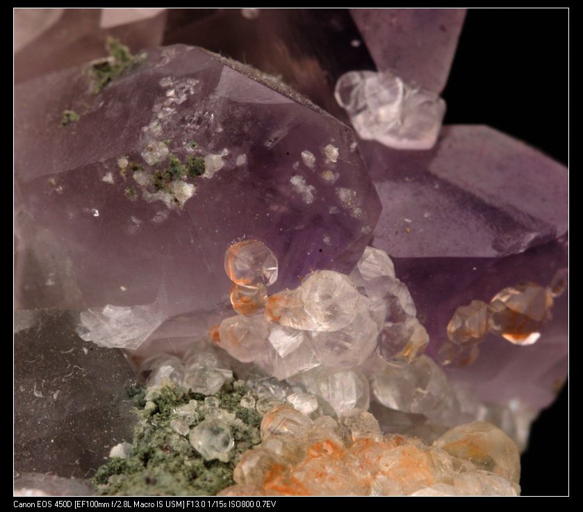 Amethyst & Apophyllite