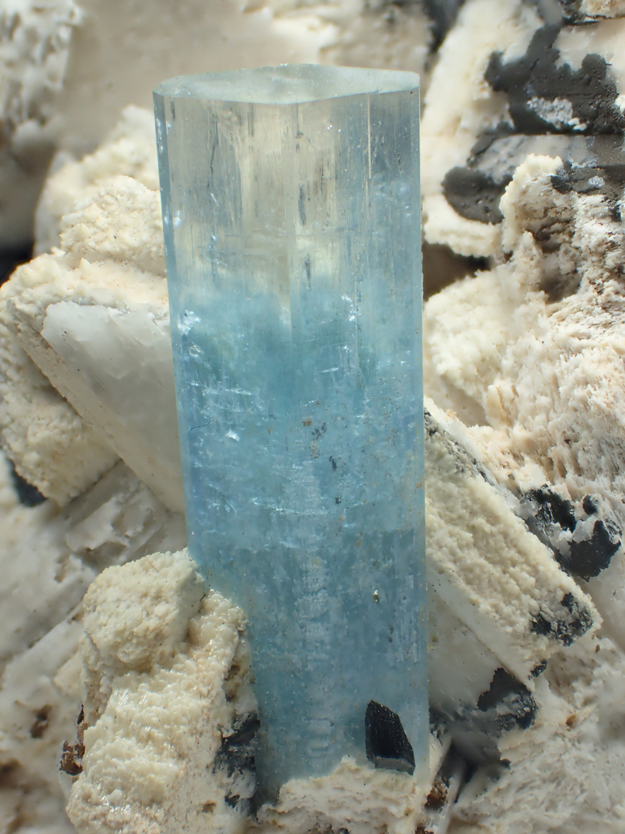 Aquamarine Feldspar & Schorl