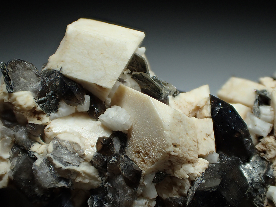 Feldspar & Smoky Quartz