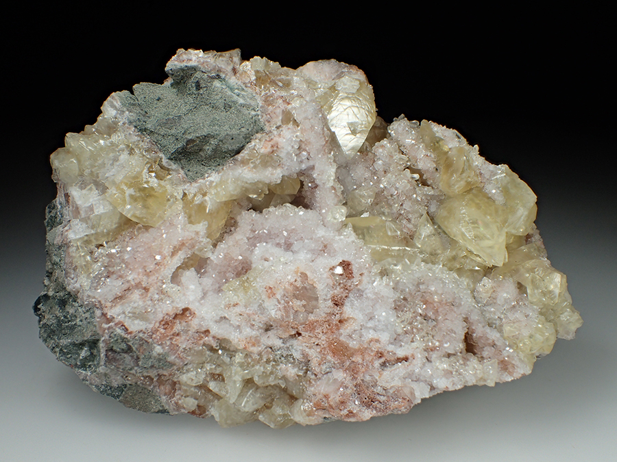 Harmotome & Calcite