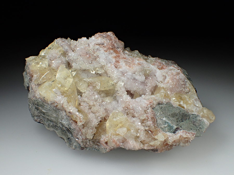 Harmotome & Calcite