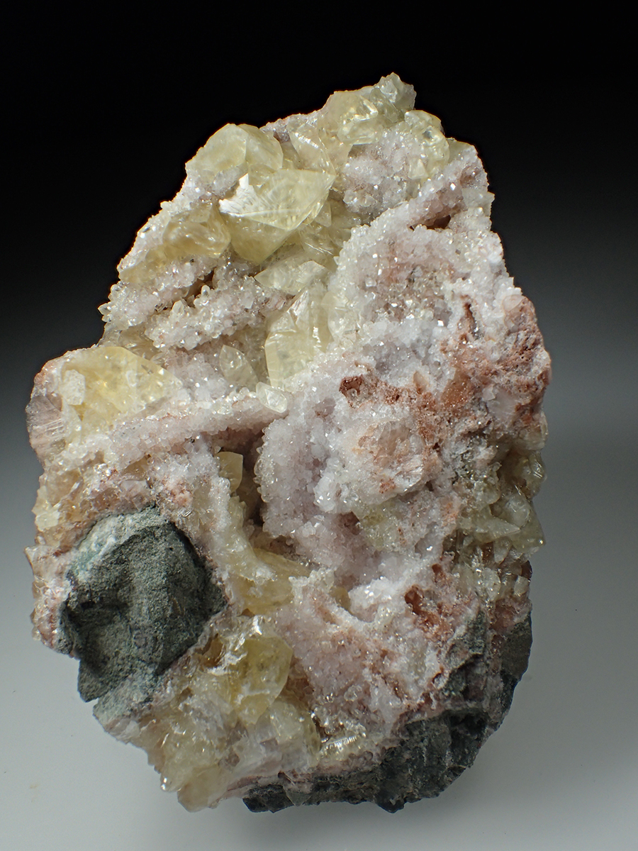 Harmotome & Calcite